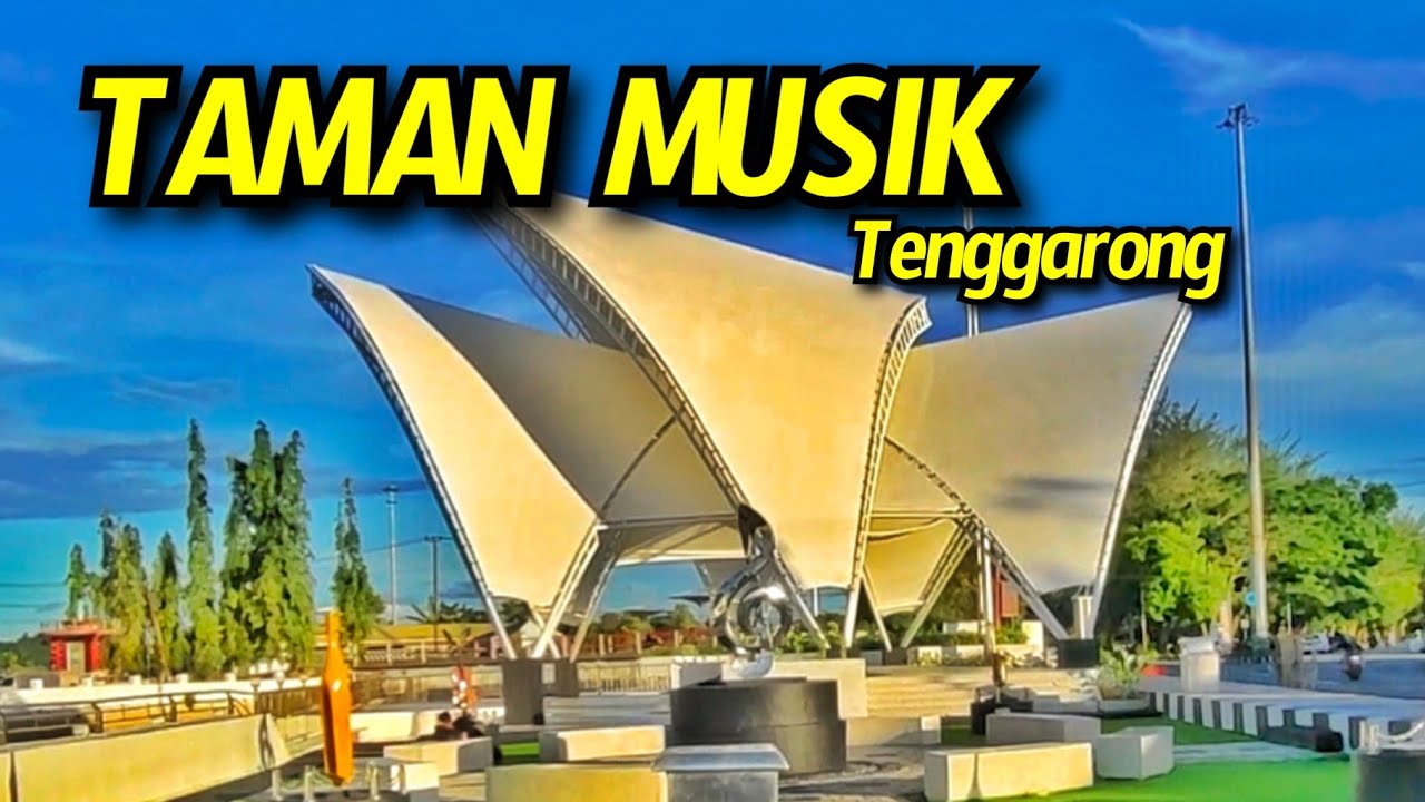Taman Musik tenggarong tepi sungai Mahakam