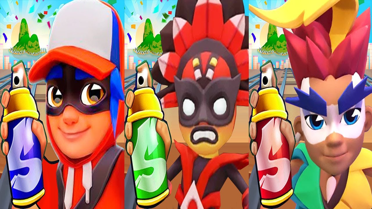 Subway Surfers Rio Carnival 2025 unlock Gabriel vs Fantasma Carnaval vs Super Runner Jake Gameplay
