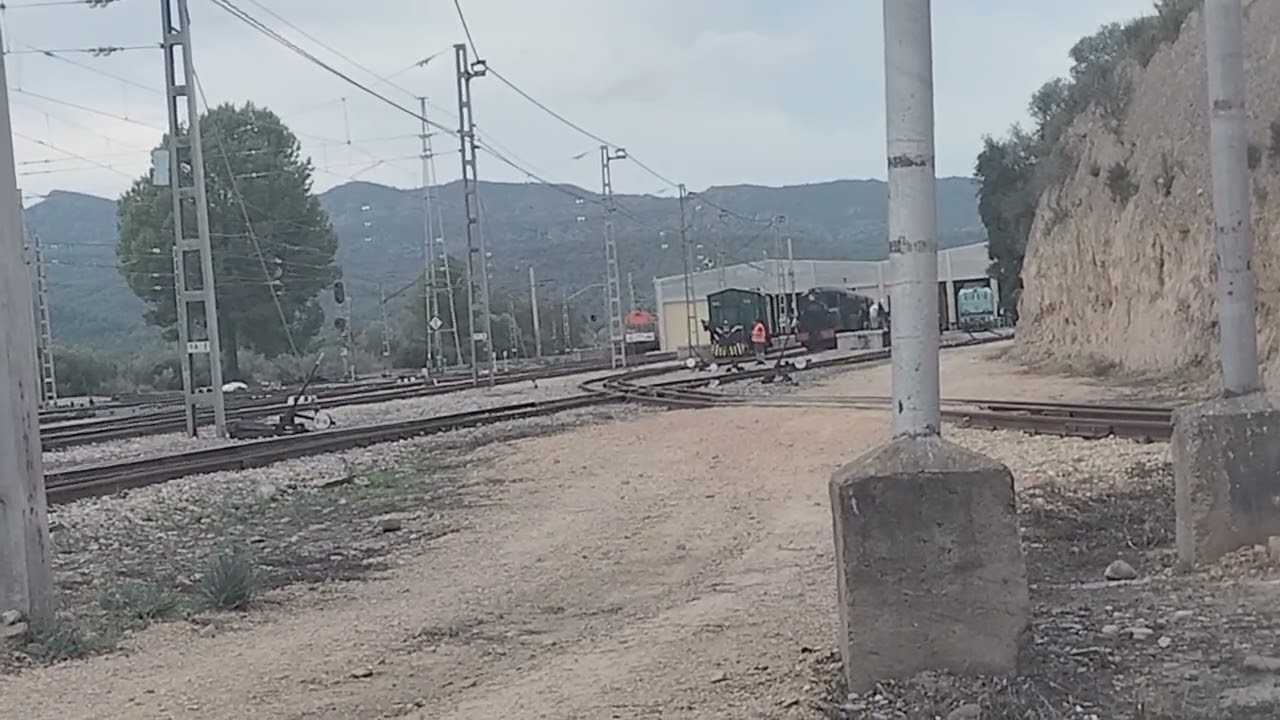Moviment de trens a la Festa del Tren, Mora la Nova 18/19 octubre 2025