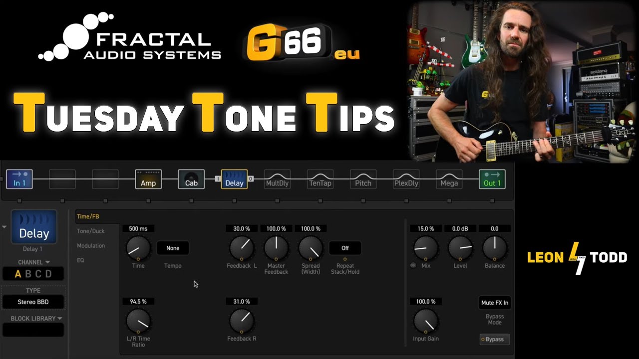 Tuesday Tone Tip - 7 Levels of Delay - Fractal Audio FM3