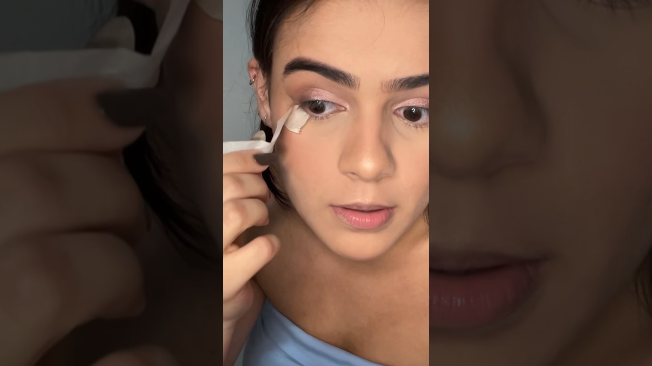 Make marrom com rosa f&aacute;cil de fazer💓😍 #makeup #makeuptutorial #maquiagembrasil #maquiagem