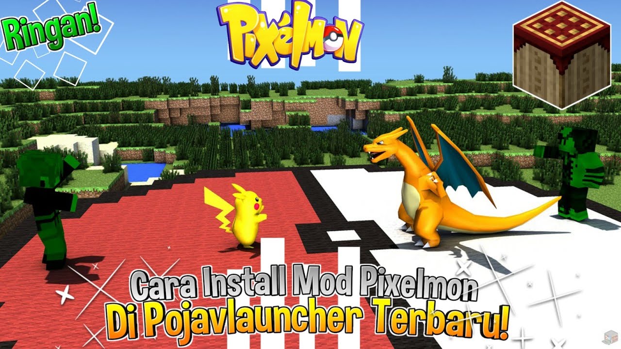 CARA DOWNLOAD PIXELMON 1.12.2 DI POJAVLAUNCHER TERBARU!!
