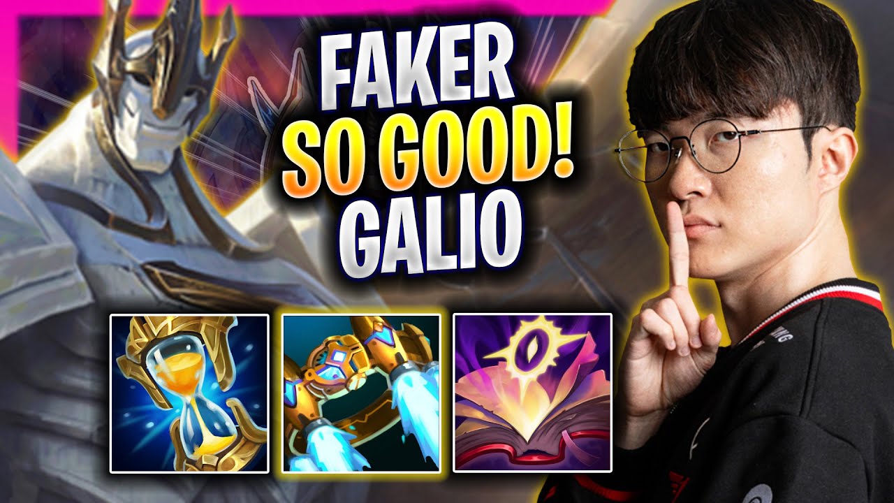 FAKER IS SO GOOD WITH GALIO! - T1 Faker Plays Galio MID vs Azir! | Season 2025