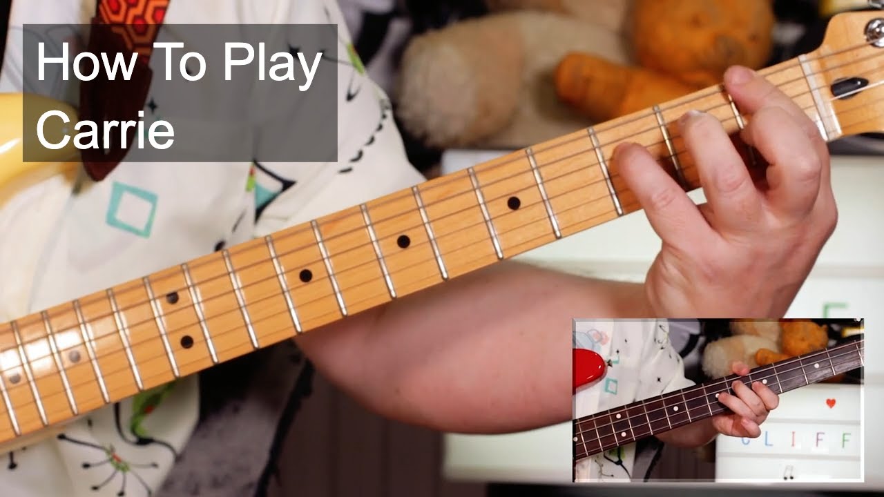 'Carrie' Cliff Richard Guitar & Bass Lesson