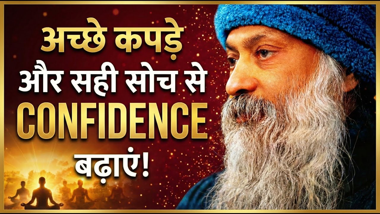 Osho: Confidence के लिए अच्छे कपड़े! और सोच चाहिए - 😳 Best Motivational Speech on osho