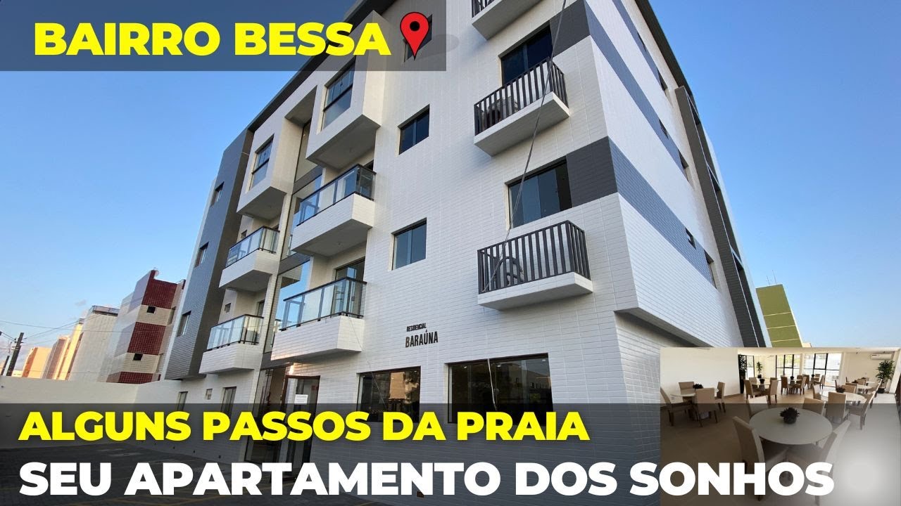 PERTINHO DA PRAIA - Seu apartamento dos sonhos em João Pessoa - #PARAÍBA