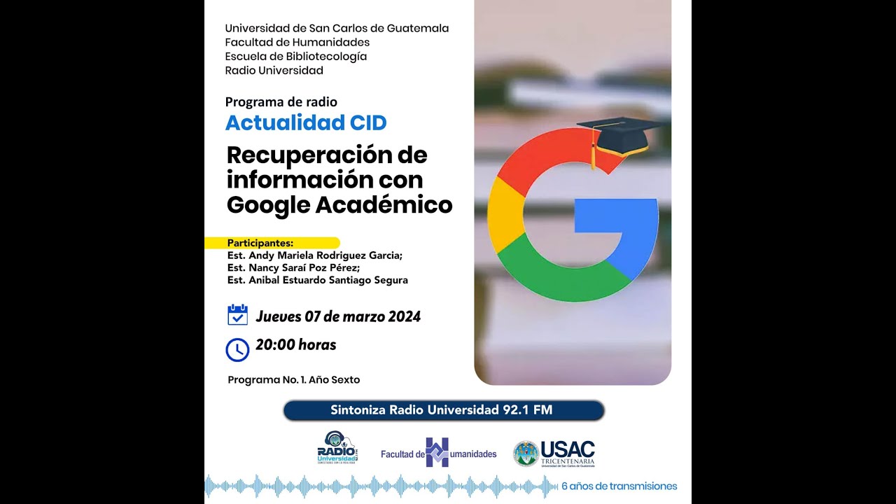 Recuperación de la información con Google Académico