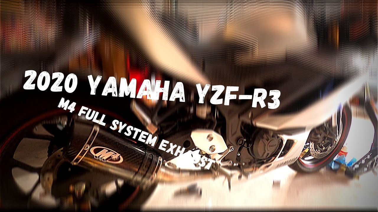 2020 Yamaha R3 M4 Full Exhaust System Install | Mr2Moto