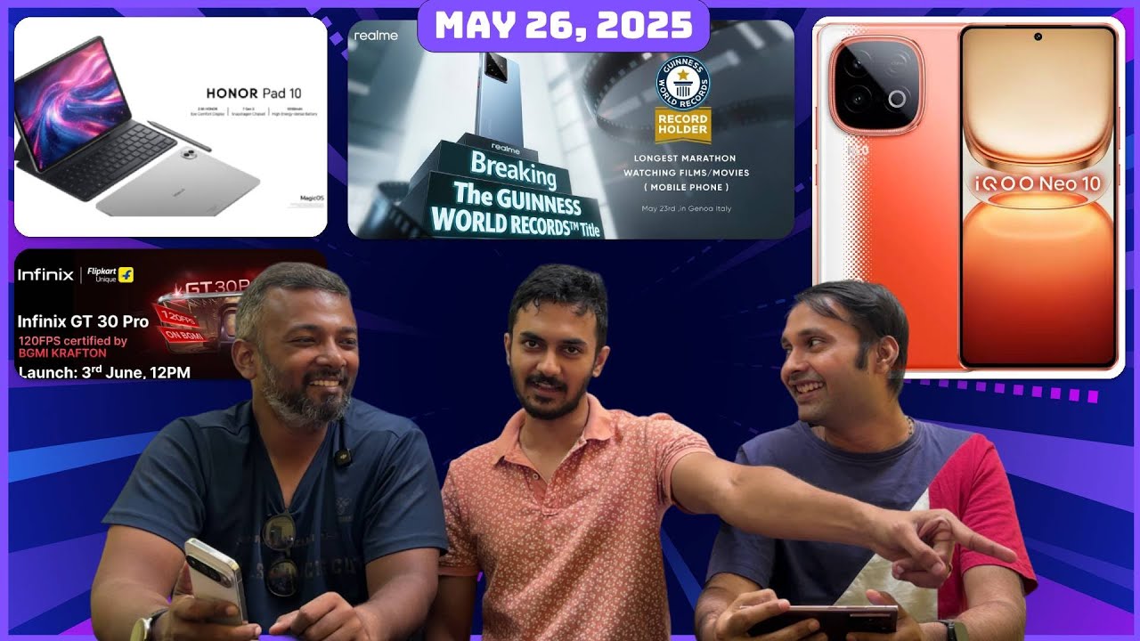 iQOO Neo 10 at 30K* worth it? realme GT 7 Guinness Record, Pixel 10 colors, HONOR Pad 10 | TVT 1571