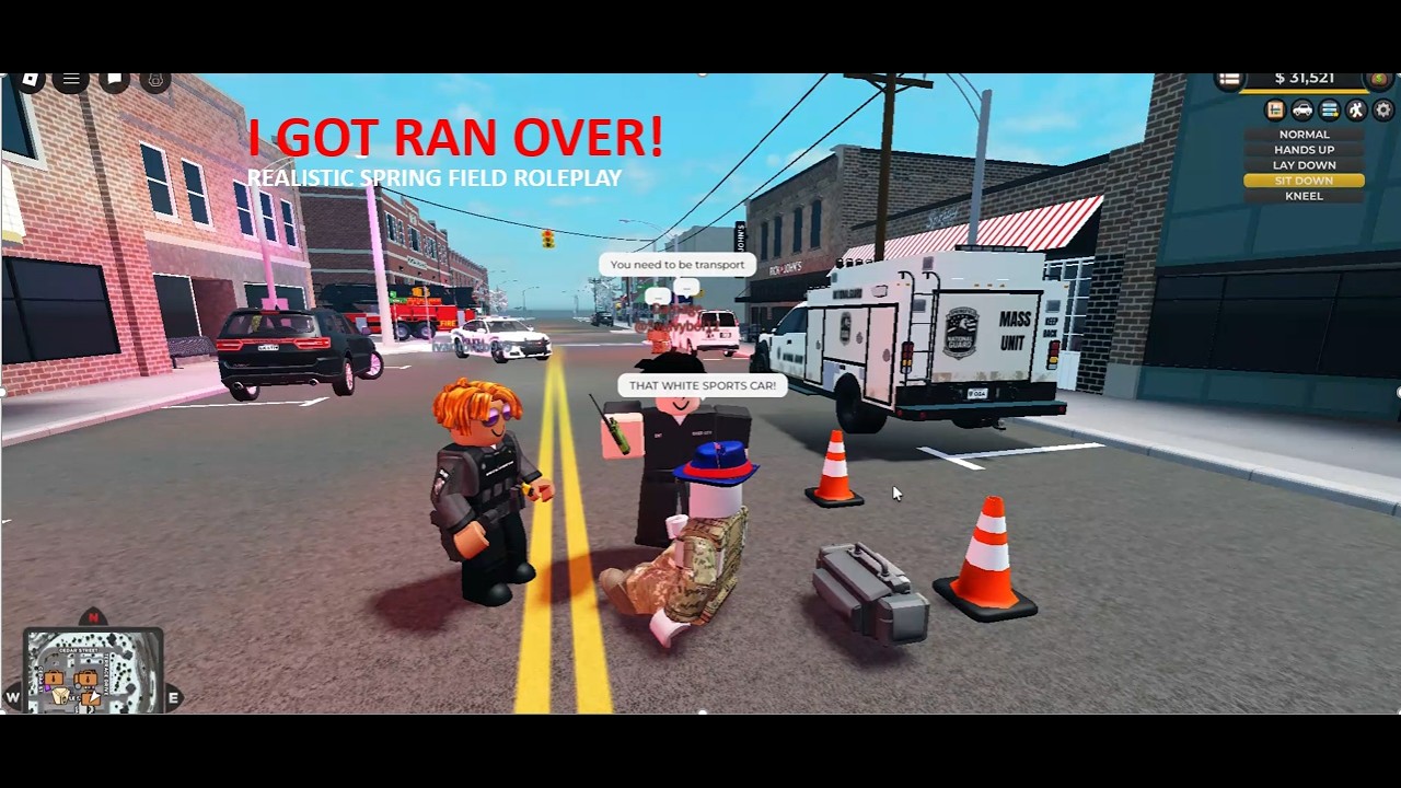 I got ran over, ERLC roleplay