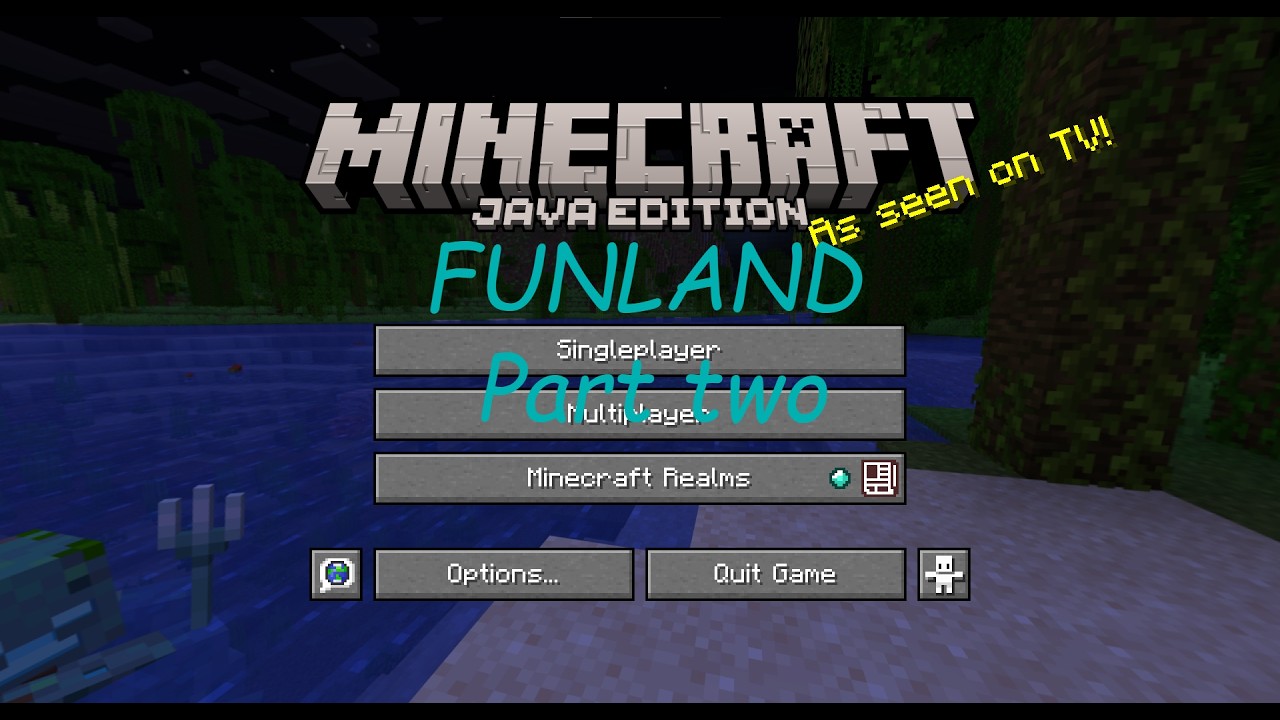 Minecraft episode two: Man talks about random stuff and rants about the concept of FUNland