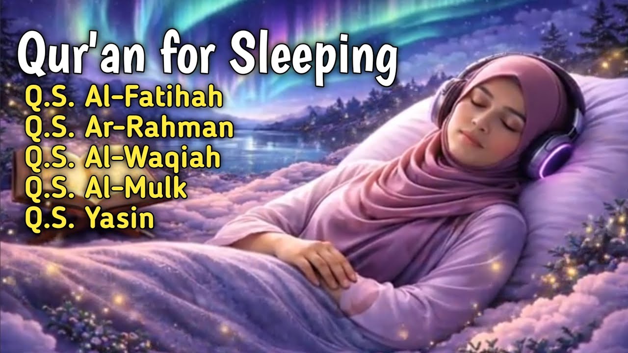 Quran for Deep Sleep, Relief  Stress 🌿 Surah Al-Mulk, Al-Waqiah, Yasin | Calm Your Mind | Zen Quran
