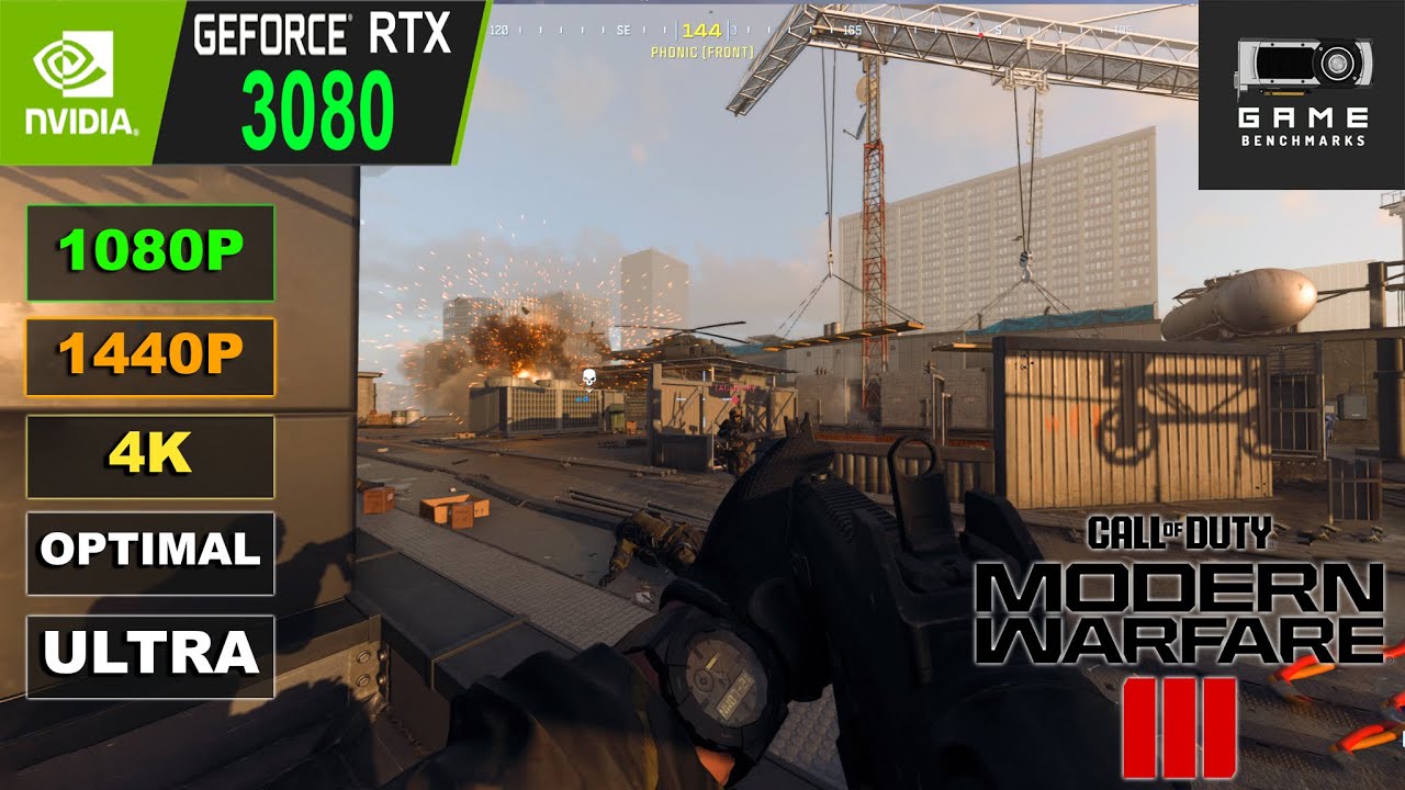 RTX 3080 | COD Modern Warfare 3 Beta.  1080P, 1440P, 4K Ultra & Optimal Settings | DLSS