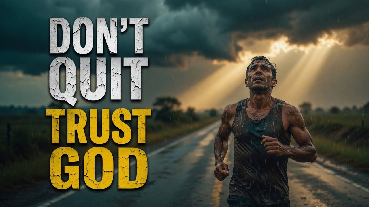 DON'T QUIT: Trust God in Hard Times - Christian Motivational Video