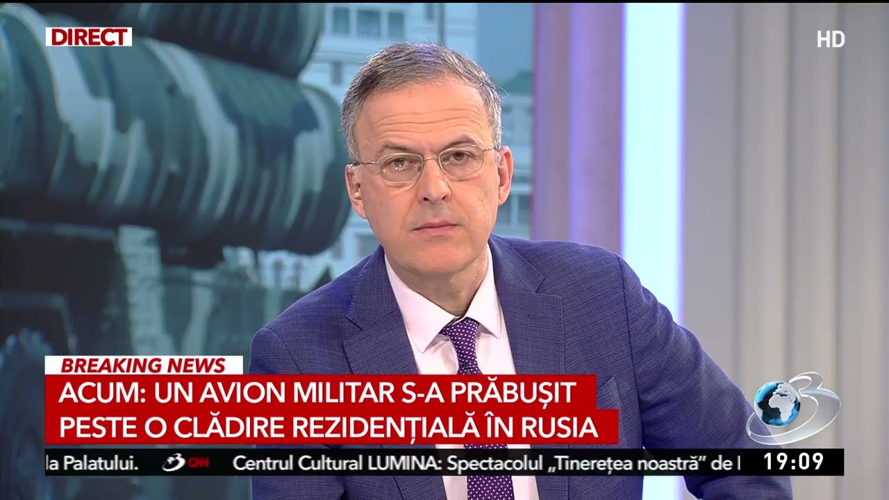 Avion militar prăbușit peste o clădire rezidențială, în Rusia
