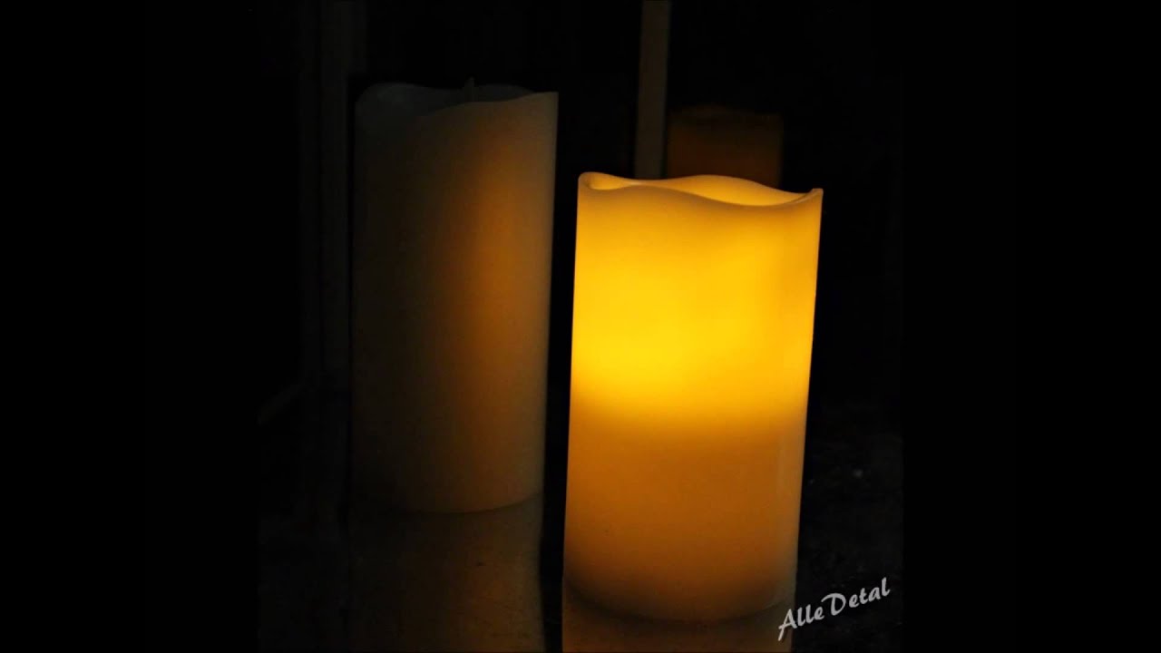 świeca led prawdziwy wosk