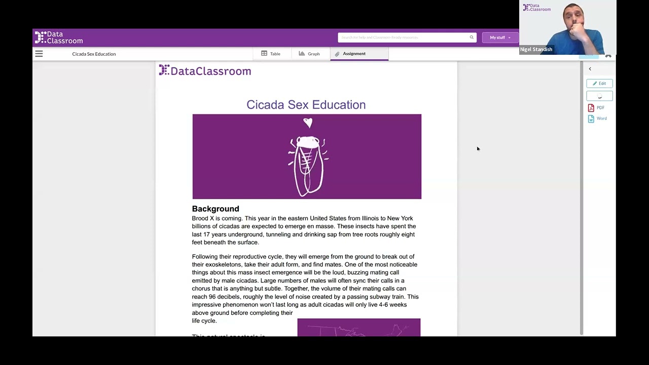 Getting Started:  Graphing and Statistics with DataClassroom