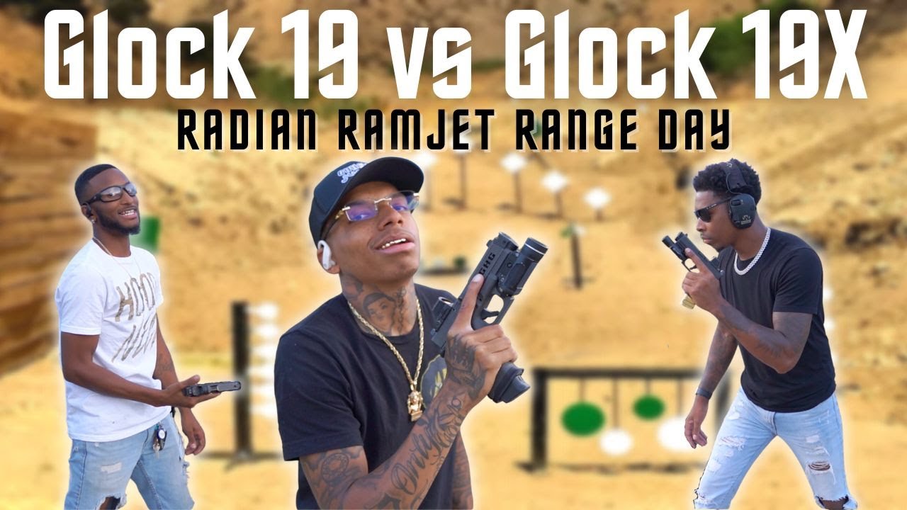GLOCK 19 vs GLOCK 19X | RADIAN RAMJET RANGE DAY