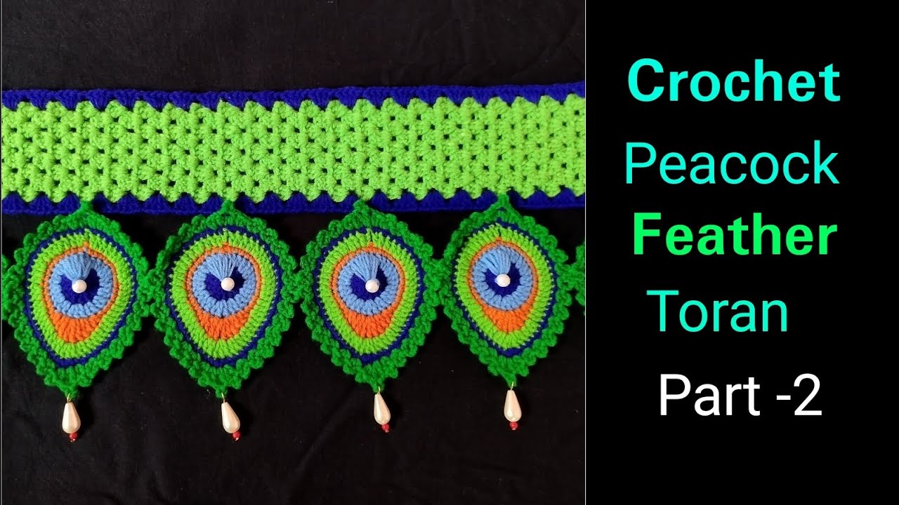Павлинье перо Торан Часть 2 #crochettoran