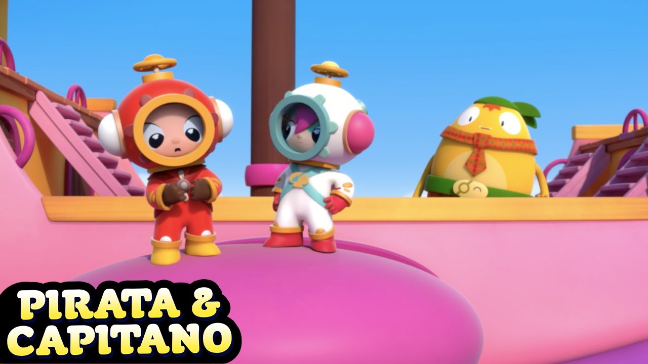 🇺🇸 Pirata and Capitano | 💊 Episode 9 : A Remedy for Inky | Pirate Adventure For Kids