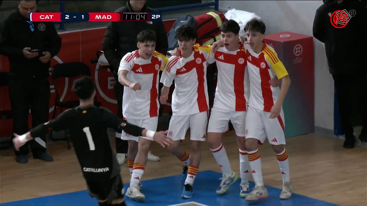 Resum Catalunya s14 masculina - Comunitat de Madrid (Semifinal Campionat d'Espanya FS)