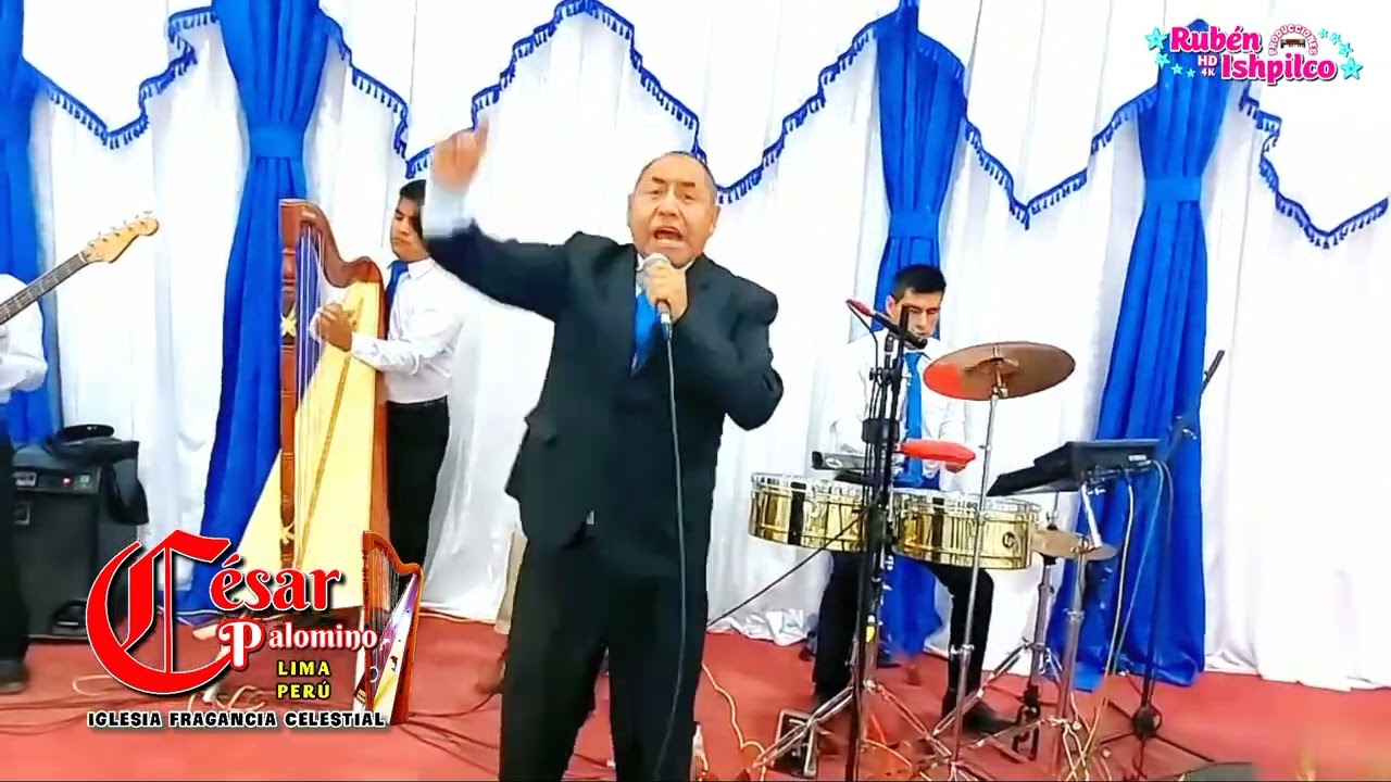 CÉSAR PALOMINO//Alabanzas con Arpa en vivo 2023//Iglesia Fragancia Celestial