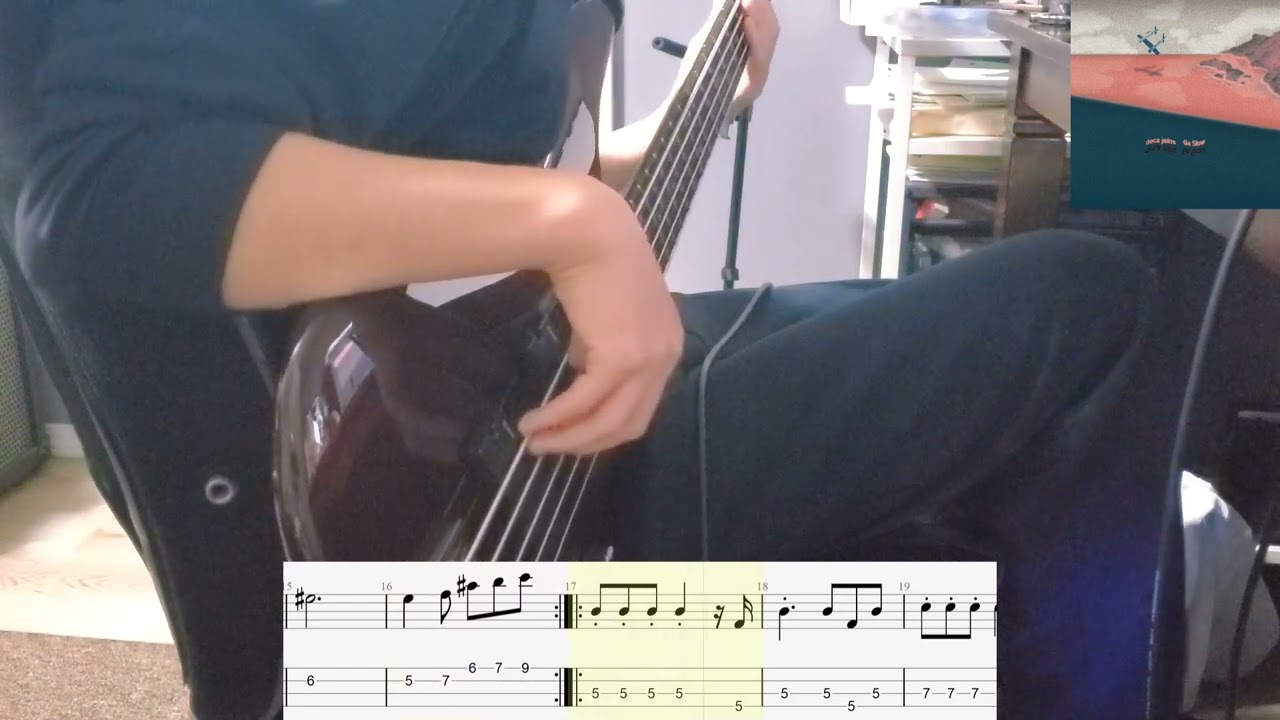 deca joins-眼睛里 Bass Cover (Tab)