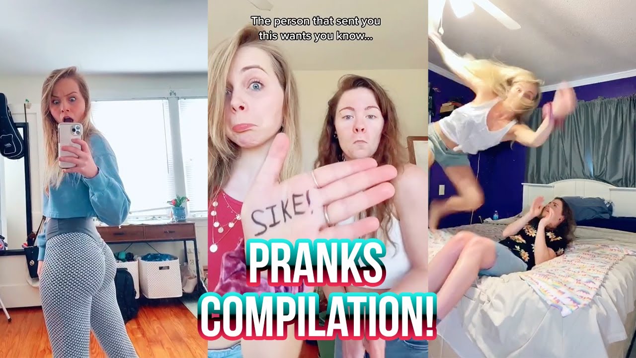 TikTok Pranks Compilation! Pt. 04 - Hailee And Kendra