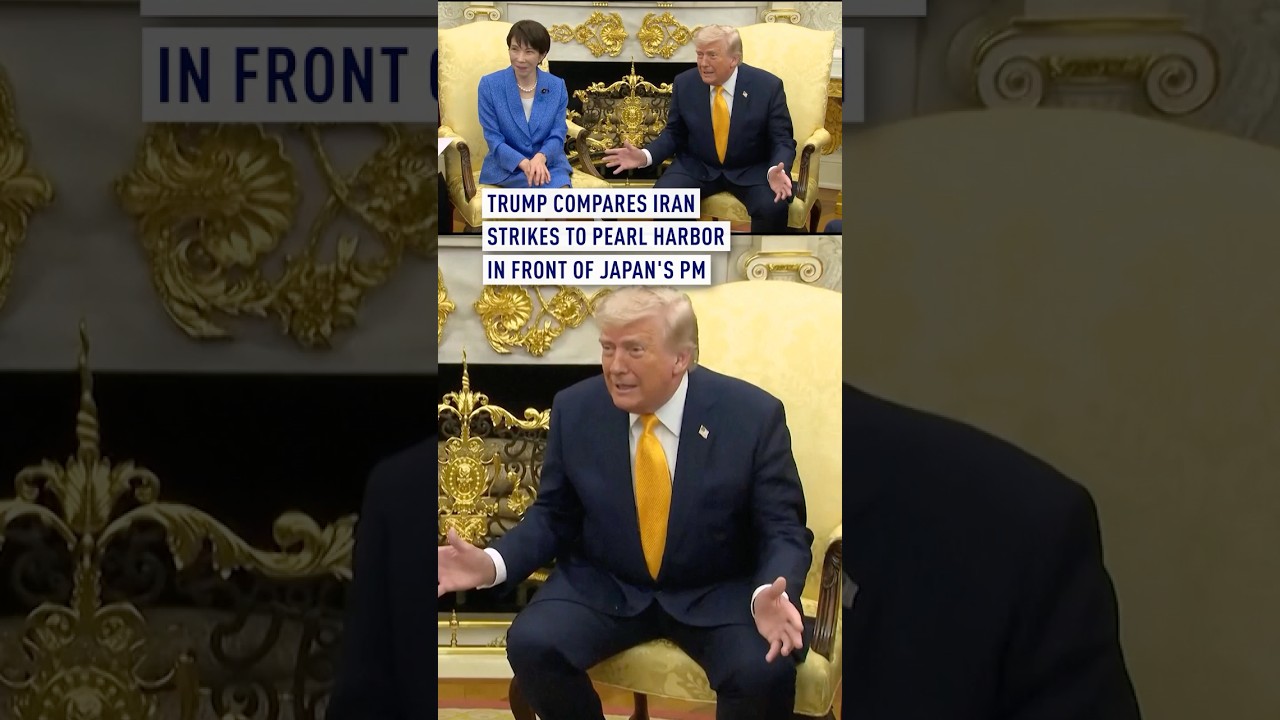 Трамп сравнил удары по Ирану с нападением на Перл-Харбор в присутствии премьер-министра Японии.