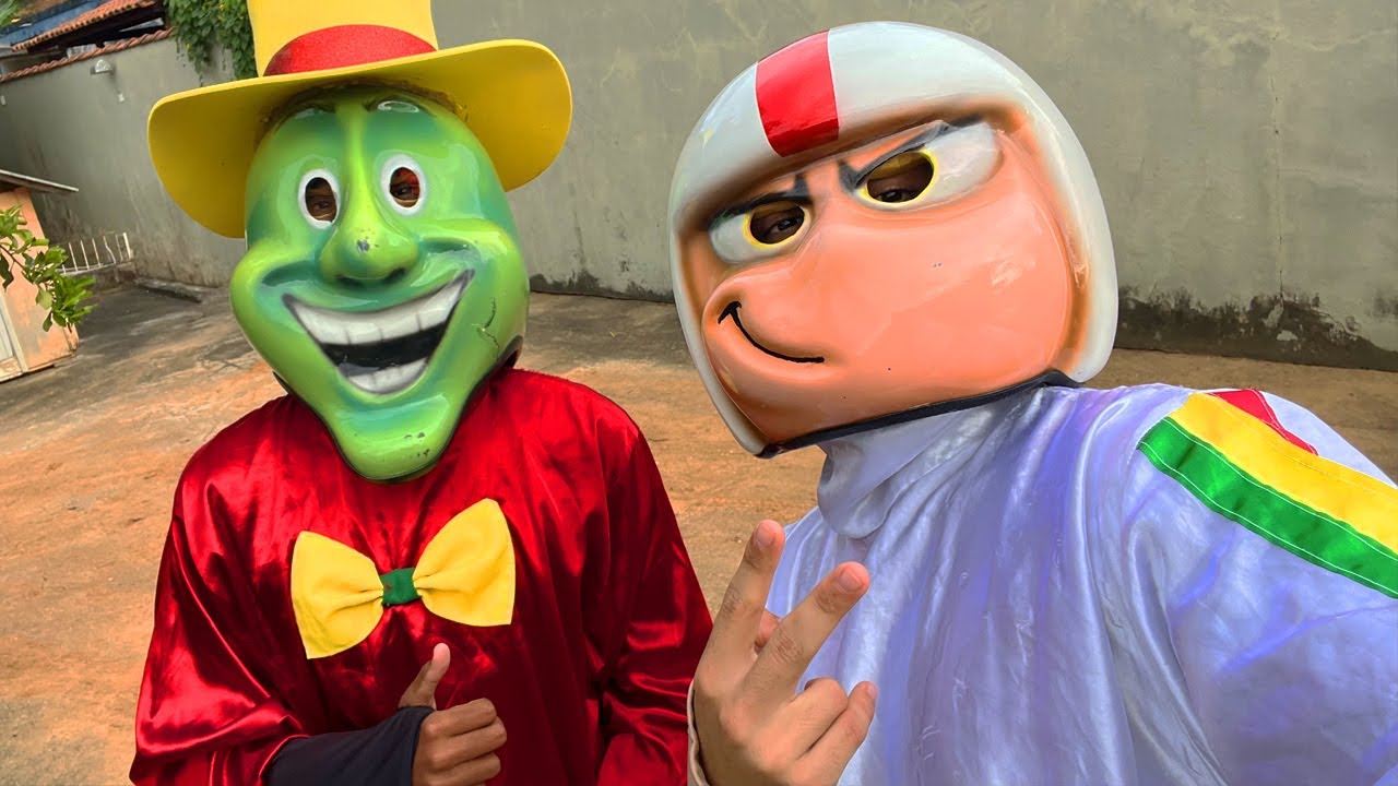 OS PERSONAGENS O MÁSKARA E KICK BUTTOWSKI DANÇANDO !!