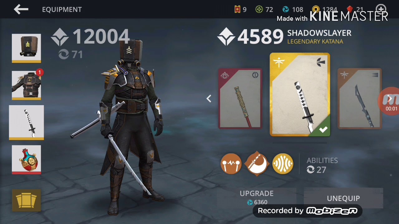 Shadow Fight 3: All special moves of katana