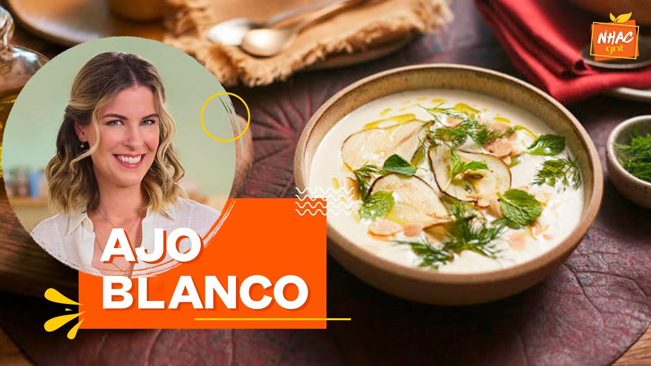 Sopa fria de pão com amêndoas e alho | Rita Lobo | Cozinha Prática