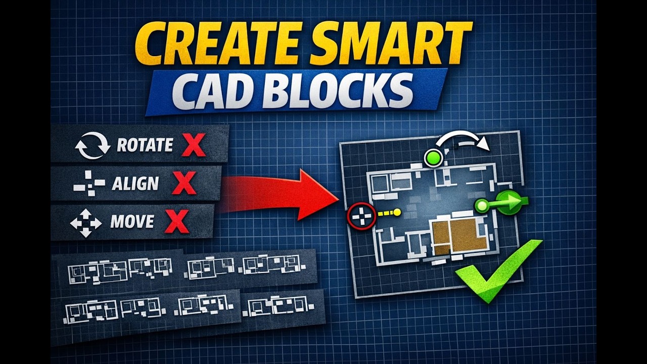 Create Smart CAD Blocks to Eliminate Repetitive Commands