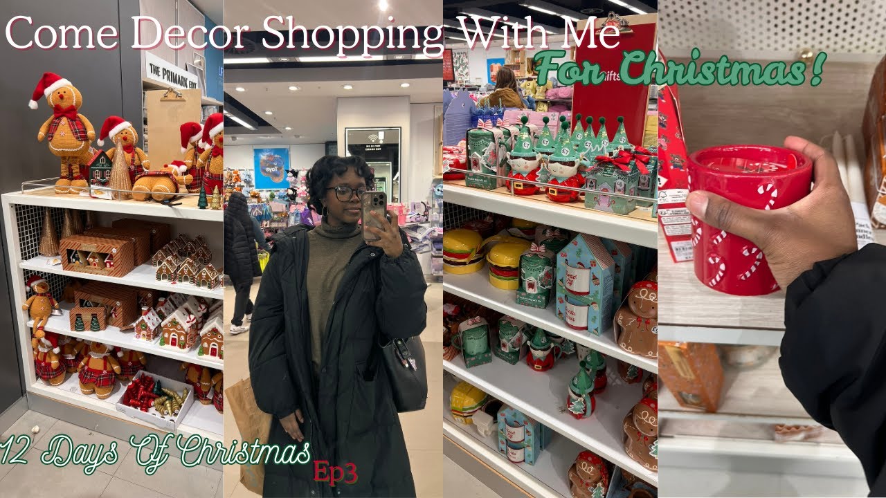 Come Christmas Decor Shopping With Me! 🎁 Asda & Primark Haul | 12 Days of Christmas Ep 3