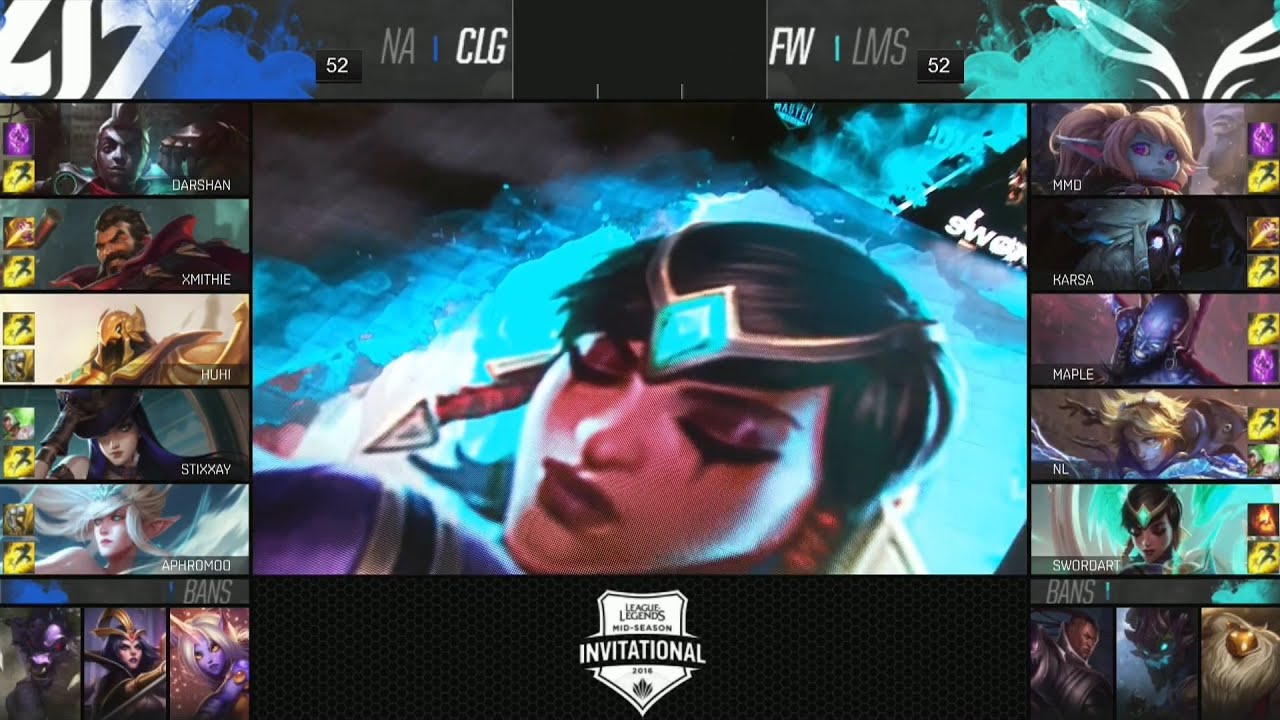 CLG vs FW Highlights - COUNTER LOGIC GAMING vs FLASH WOLVES Game 2 - 2016 MID-SEASON INVITATIONAL