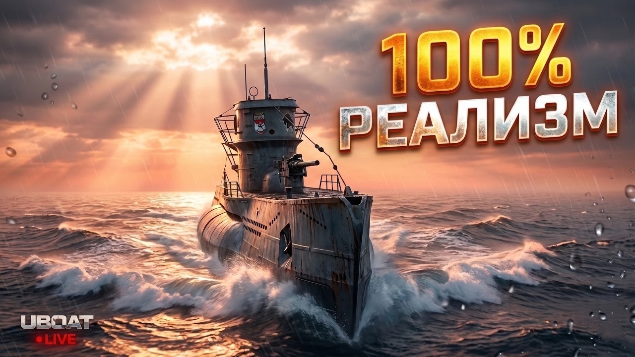 ⚓UBOAT⚓ 🔥Type VII B 🔥100% Realism🔥Доставка агента/Шпионские войны🔥Part#3