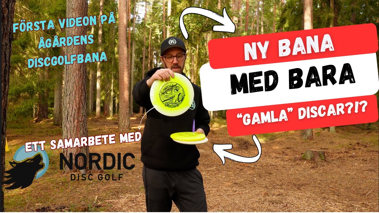 90 Tals Discgolf är Tillbaka! 🥏 Testar Retro Discar på Ågårdens Discgolfbana | Nordic Discgolf