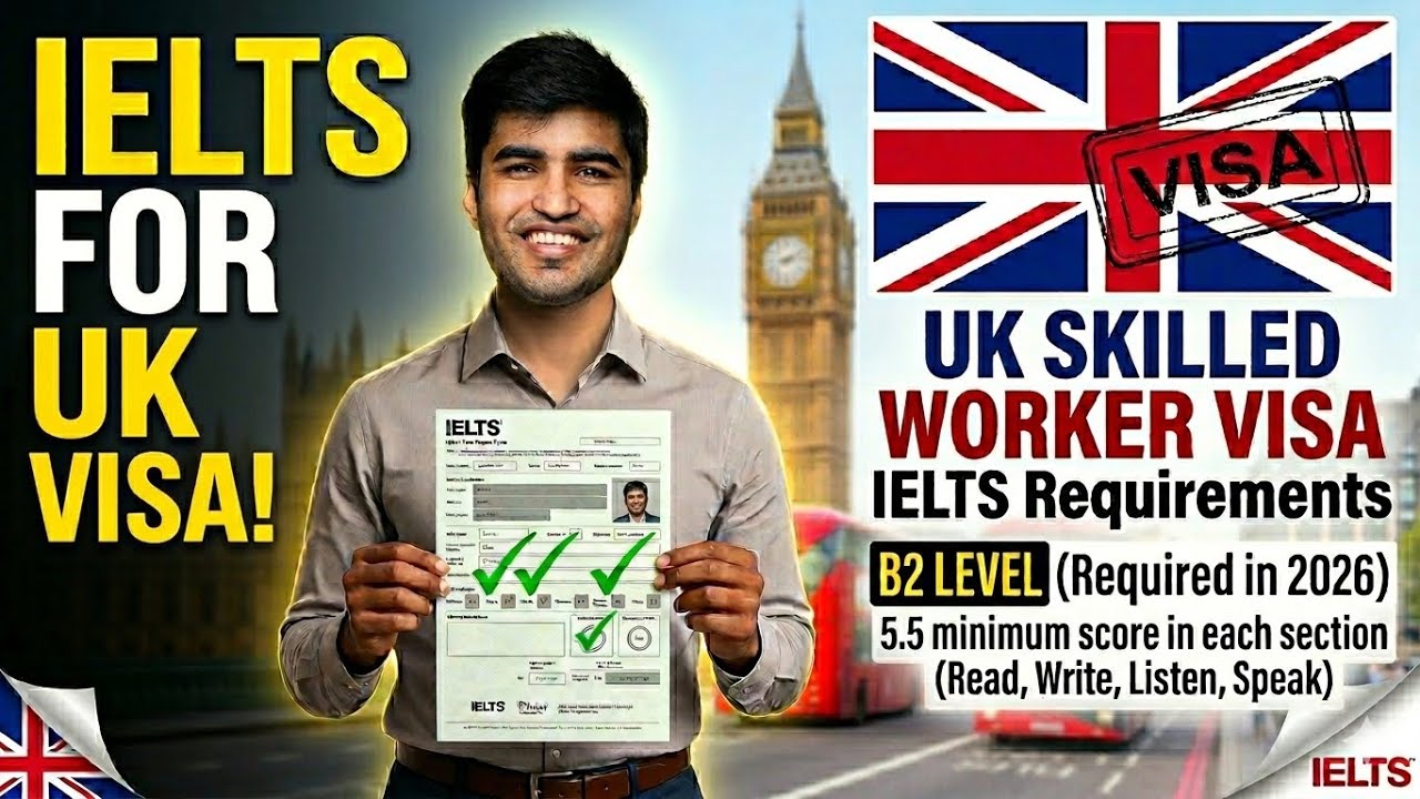 Виза для квалифицированных специалистов в Великобританию на 2026 год: тест IELTS B2 по английском...