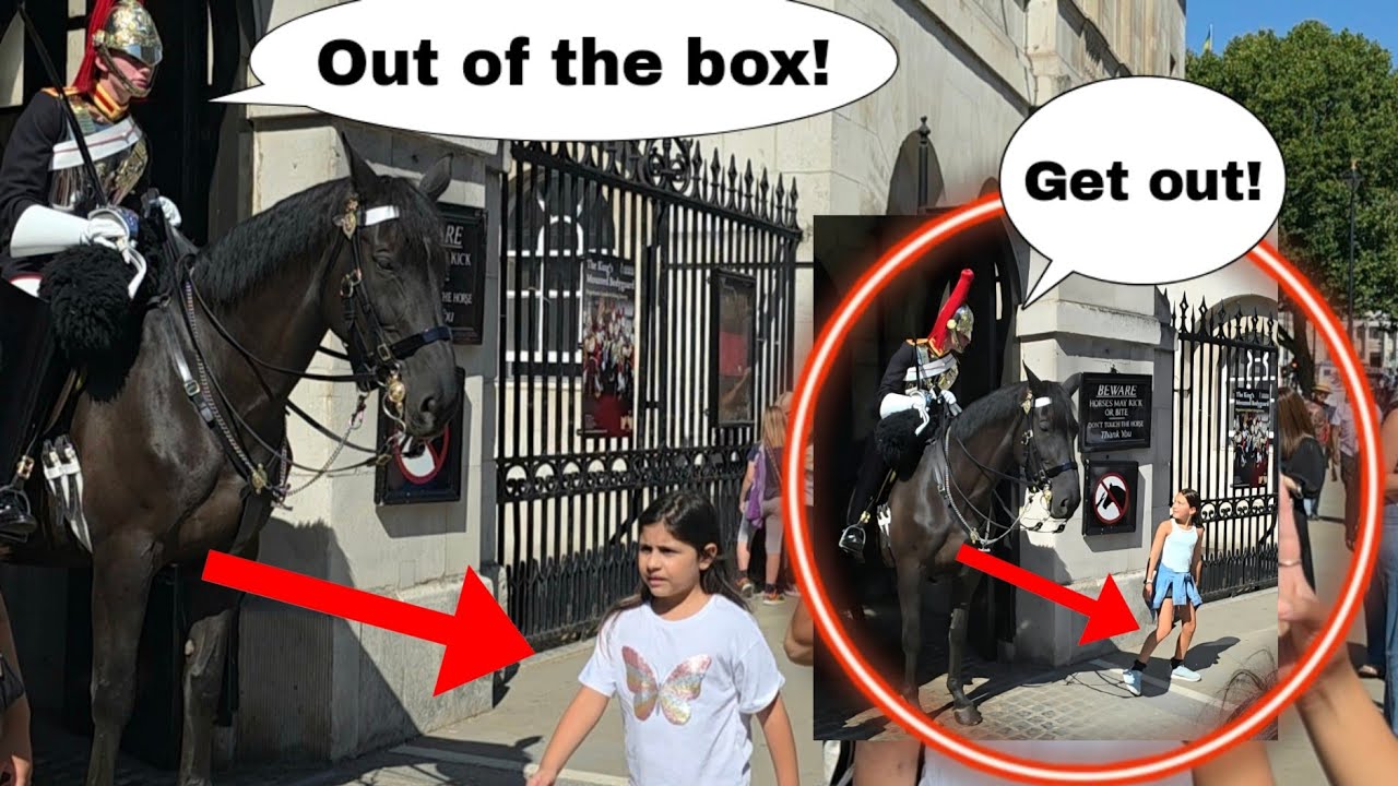 Where's the Parents?  Kids got told off by the Kings Guard!