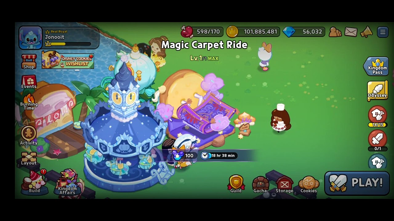 Cookie Run: Kingdom - 'Disney Decor: Magic Carpet Ride' Music Soundtrack (OST) HD 1080p