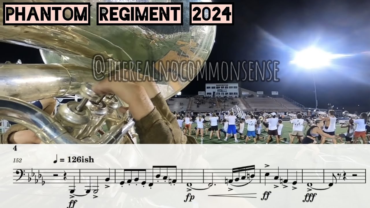Phantom Regiment 2024 Contra Transcription