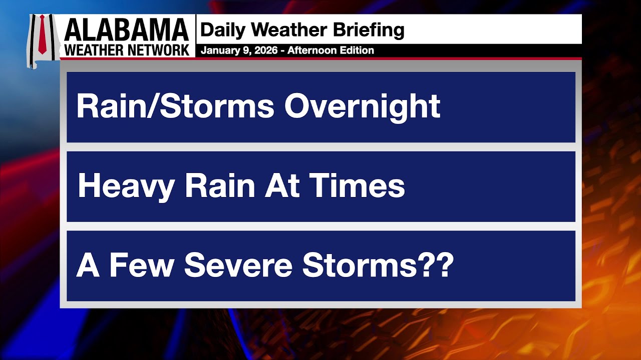 James Spann's Afternoon Briefing - Friday 1.9.26