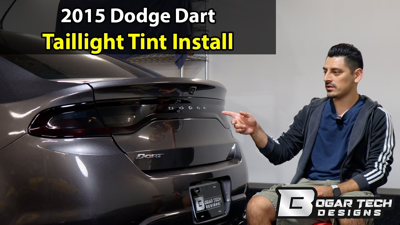 Dodge Dart 2013-2016 Taillight Tint Installation
