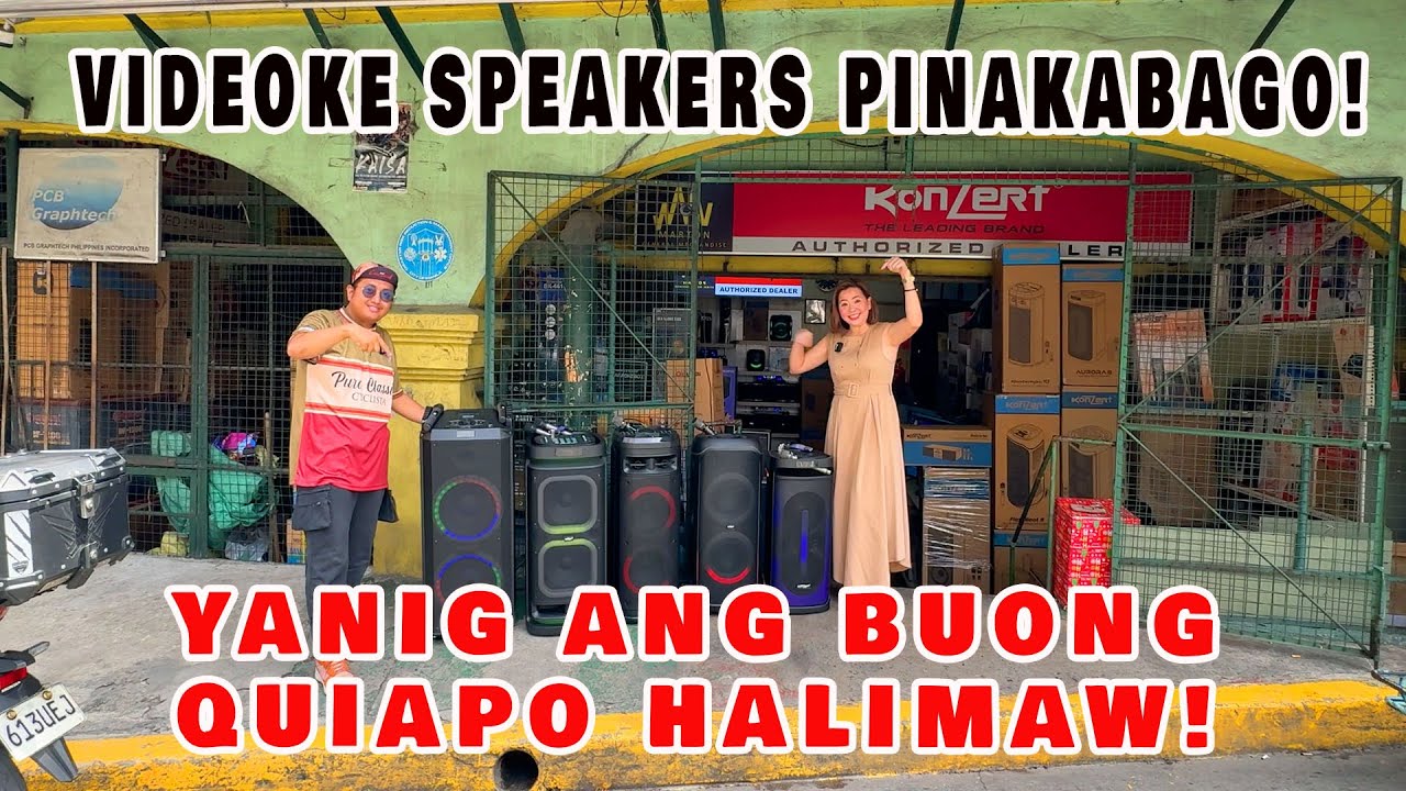 YANIG ANG BUONG QUIAPO HALIMAW BRANDED VIDEOKE SPEAKERS ORIGINAL PINAKABAGO!