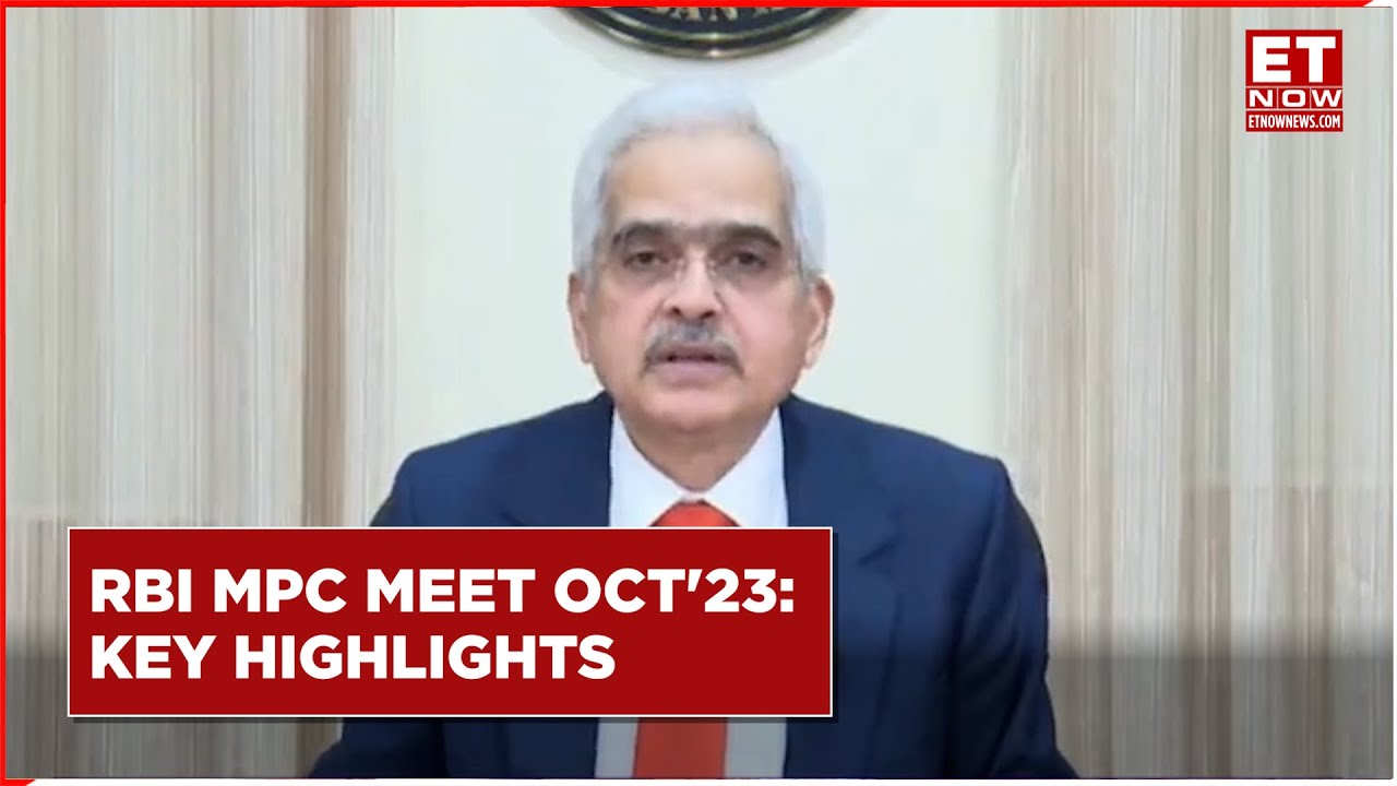 RBI MPC Meet Oct'23: Repo Rate Unchanged, Focus On Inflation | Key Takeaways | RBI Policy