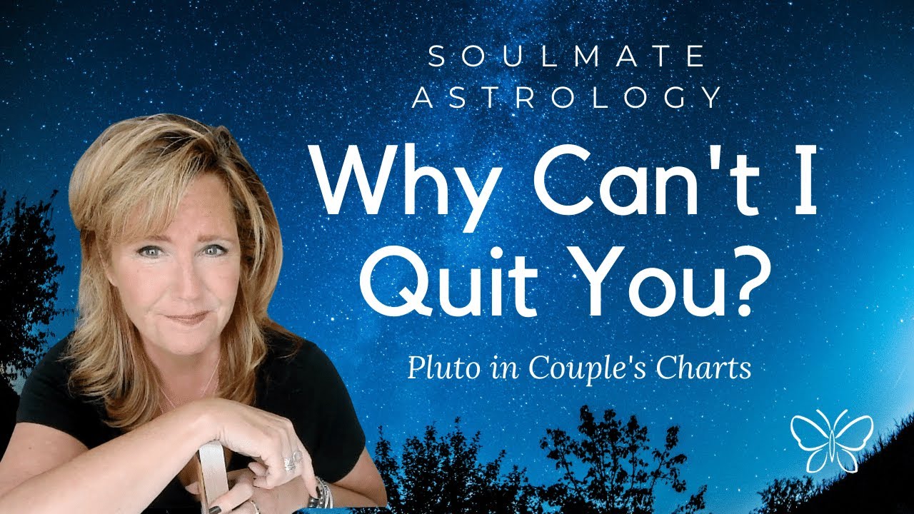 Soulmate Synastry Astrology🌌: *Why Can't I Quit You?🤔* | Pluto in Couple's Charts💞