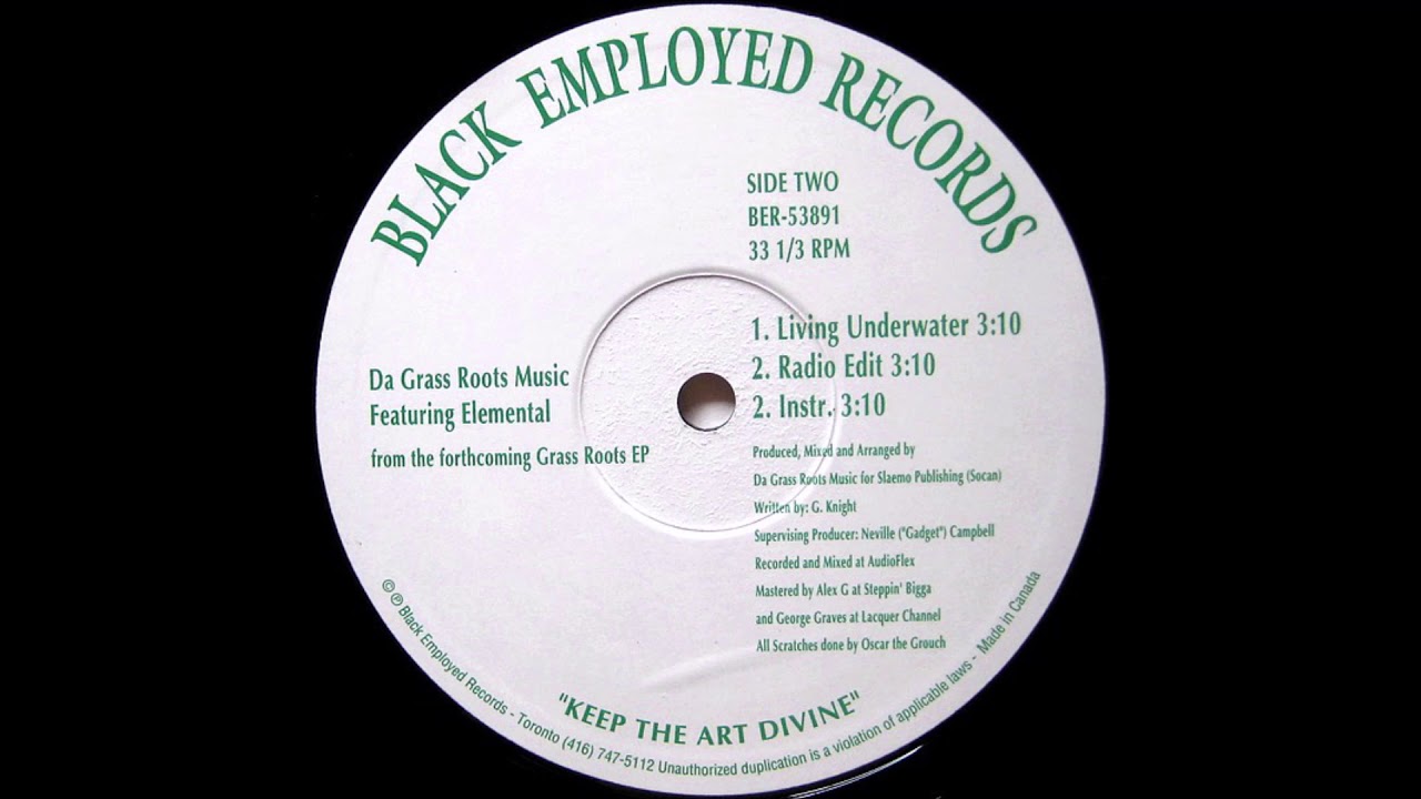 Da Grassroots - Living Underwater (Instrumental)