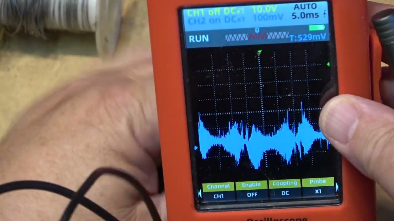 Hand held scope alignment of vcr