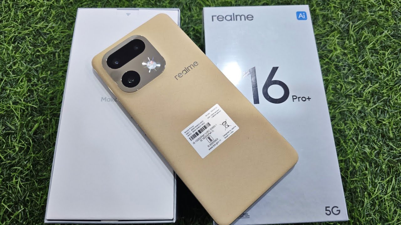 Realme 16 Pro+ 5G Master Gold Unboxing, First Look & Review !! Realme #ultraclearnightinportrait