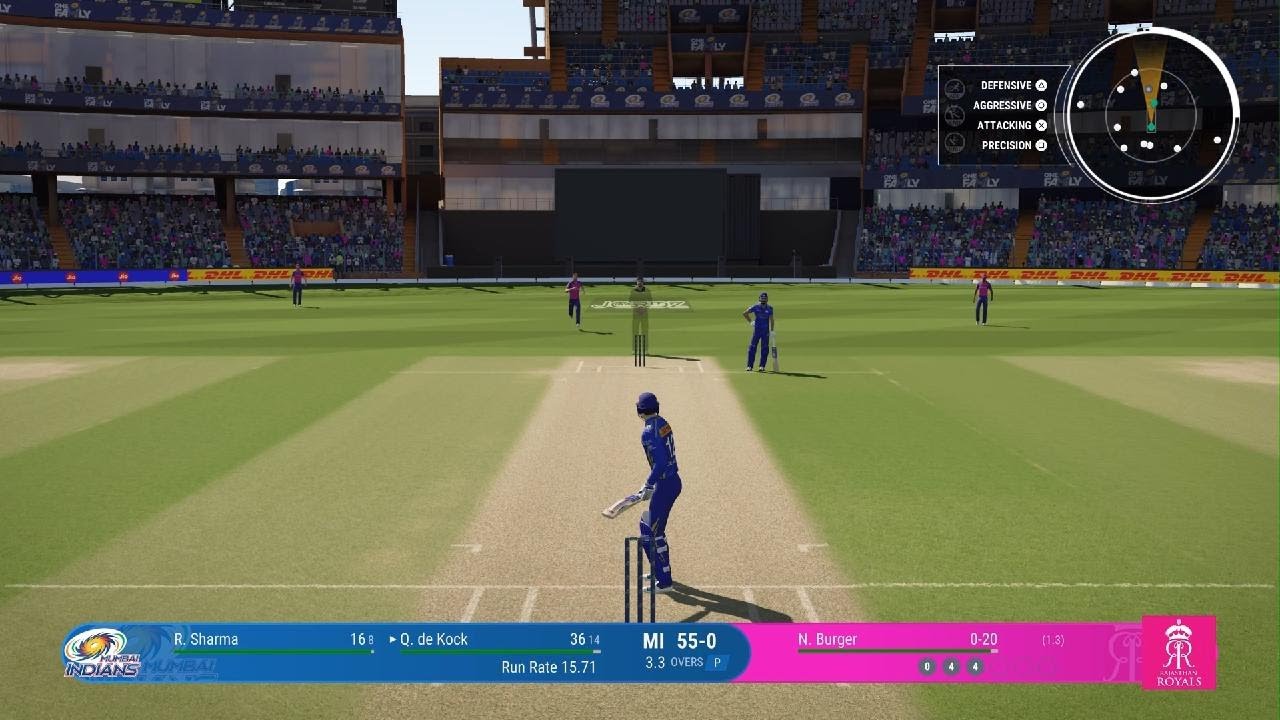 MI vs RR | IPL 2026 | 1st Innings Full Gameplay | In-Game Commentry | Cricket 24